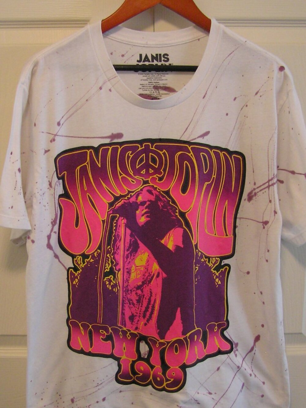 Janis Joplin Retro New York 1969 concert T-Shirt